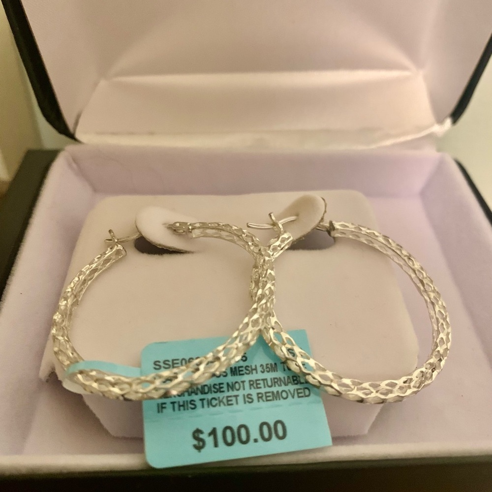 Sterling Silver Hoop Earrings